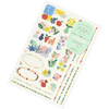 Midori Sticker Sheet - Yuru Log Motif Textile - Pen Boutique Ltd