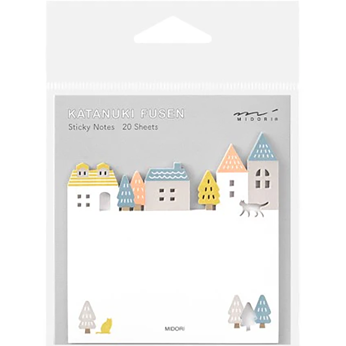 Midori Sticky Notes - Die-Cutting Town-Pen Boutique Ltd