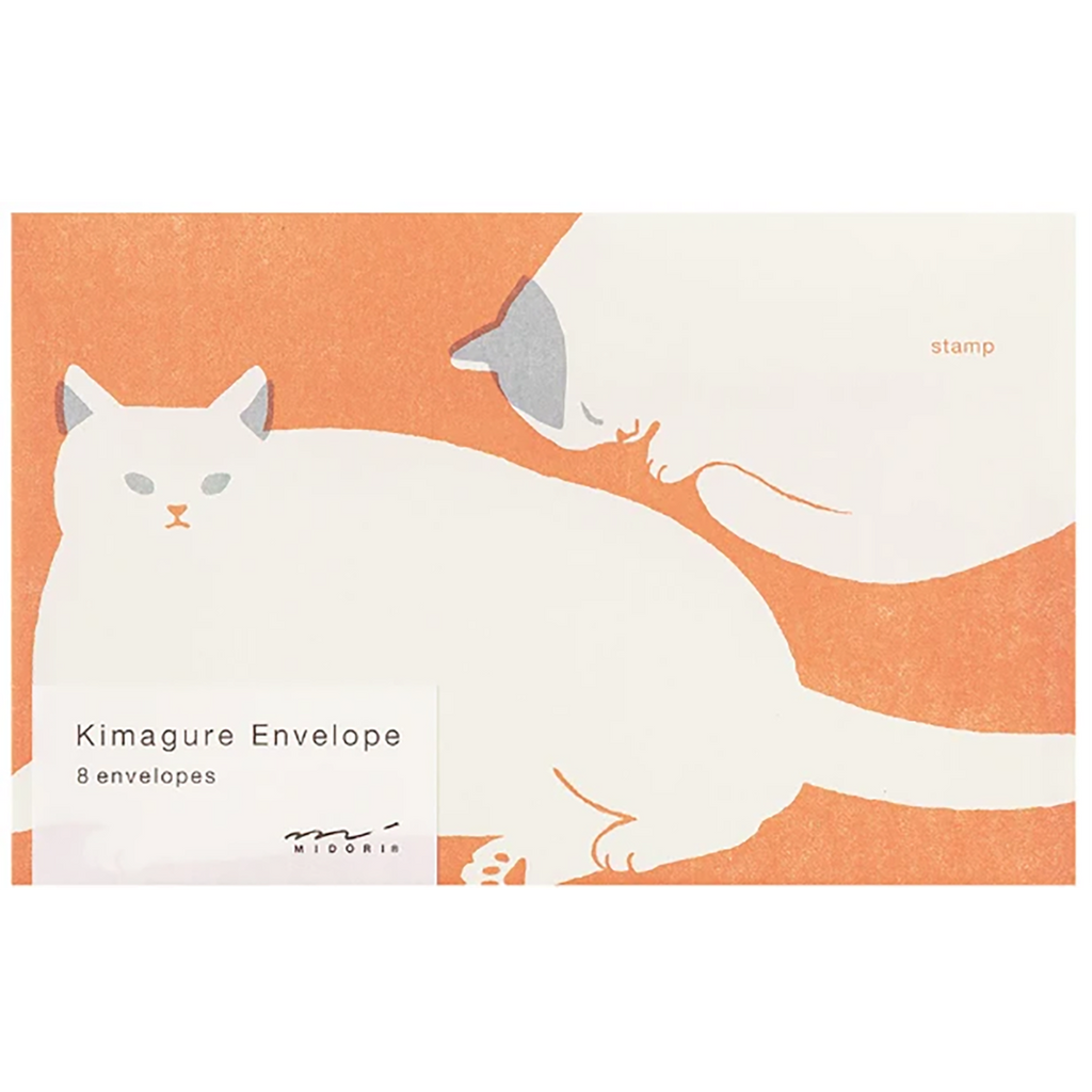 Midori Easy & Cozy Envelope - Kimagure Cat