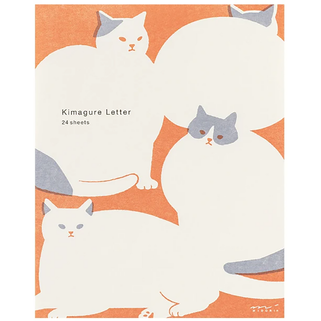 Midori Easy & Cozy Letter Pad - Kimagure Cat
