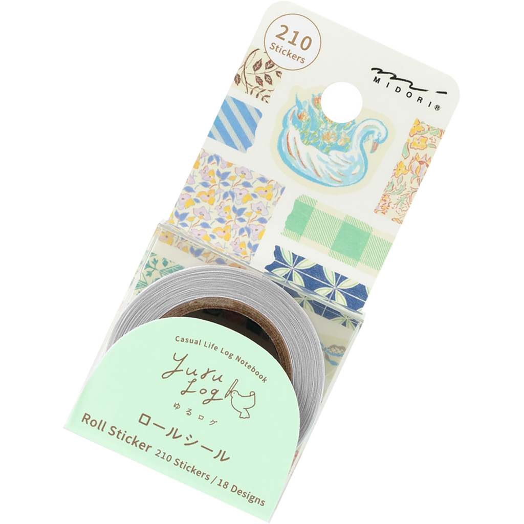 Midori Roll Sticker - Yuru Log Antique