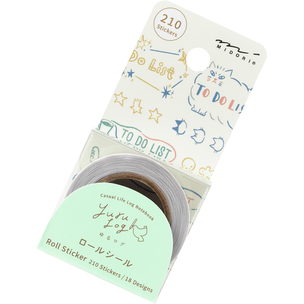 Midori Roll Sticker List - Yuru Log