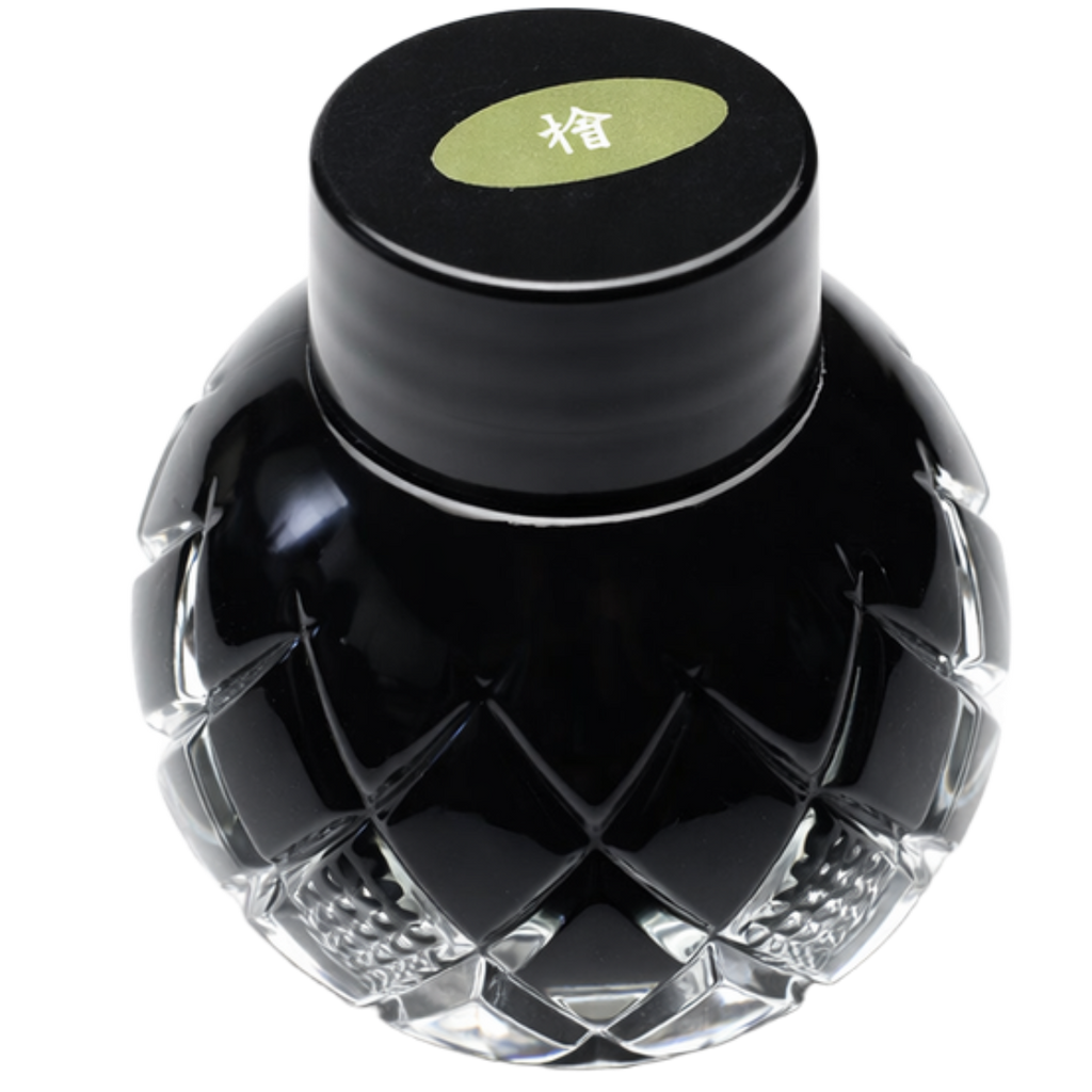 Mitasanshodo Traditional Scent Ink Bottle - Hinoki Yellow - 55ml-Pen Boutique Ltd