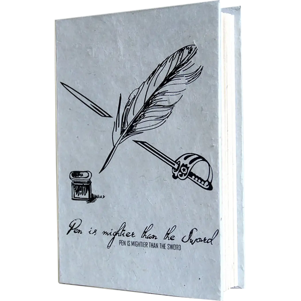 Monk Paper Baby Blue Lokta Quotation Journal-Pen Boutique Ltd