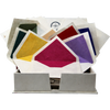 Monk Paper Batik Multicolor Patch Work Lokta Stationery Box Set-Pen Boutique Ltd