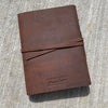 Monk Paper Buffalo Leather Dark Brown Lokta Large Journal-Pen Boutique Ltd