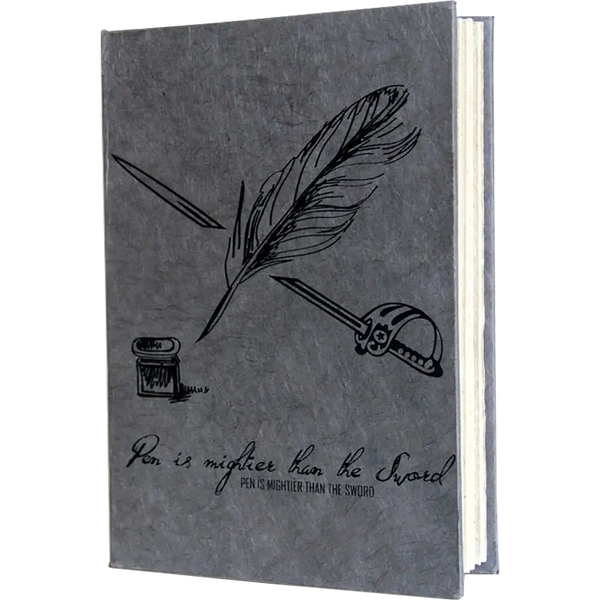 Monk Paper Charcoal Lokta Quotation Journal-Pen Boutique Ltd