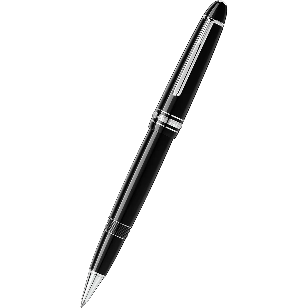 MontBlanc Meisterstuck Rollerball Pen Black Platinum Trim