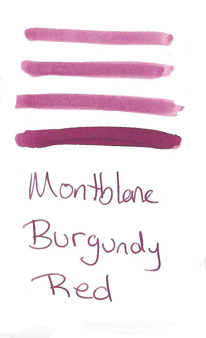 Montblanc Bottled Ink - Burgundy Red - 60ml-Pen Boutique Ltd