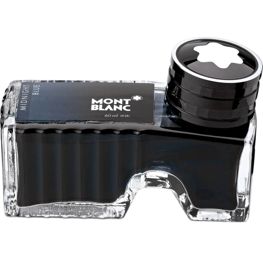 Montblanc Bottled Ink - Midnight Blue - 60ml-Pen Boutique Ltd