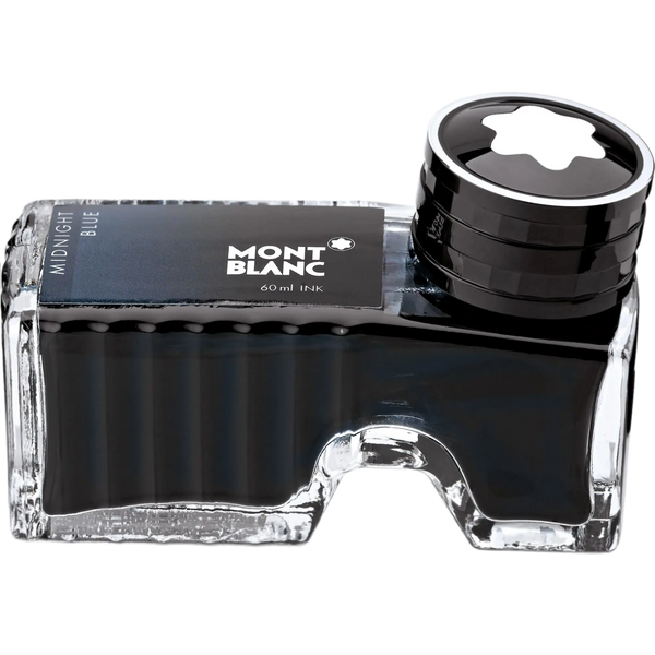Montblanc Bottled Ink - Midnight Blue - 60ml-Pen Boutique Ltd
