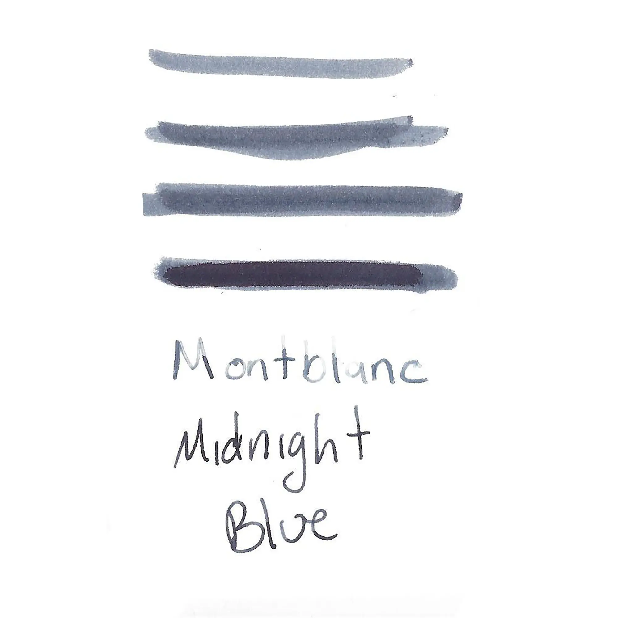 Montblanc Bottled Ink - Midnight Blue - 60ml-Pen Boutique Ltd