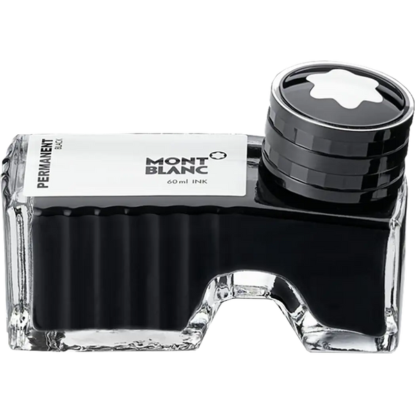 Montblanc Bottled Ink - Permanent Black - 60ml-Pen Boutique Ltd