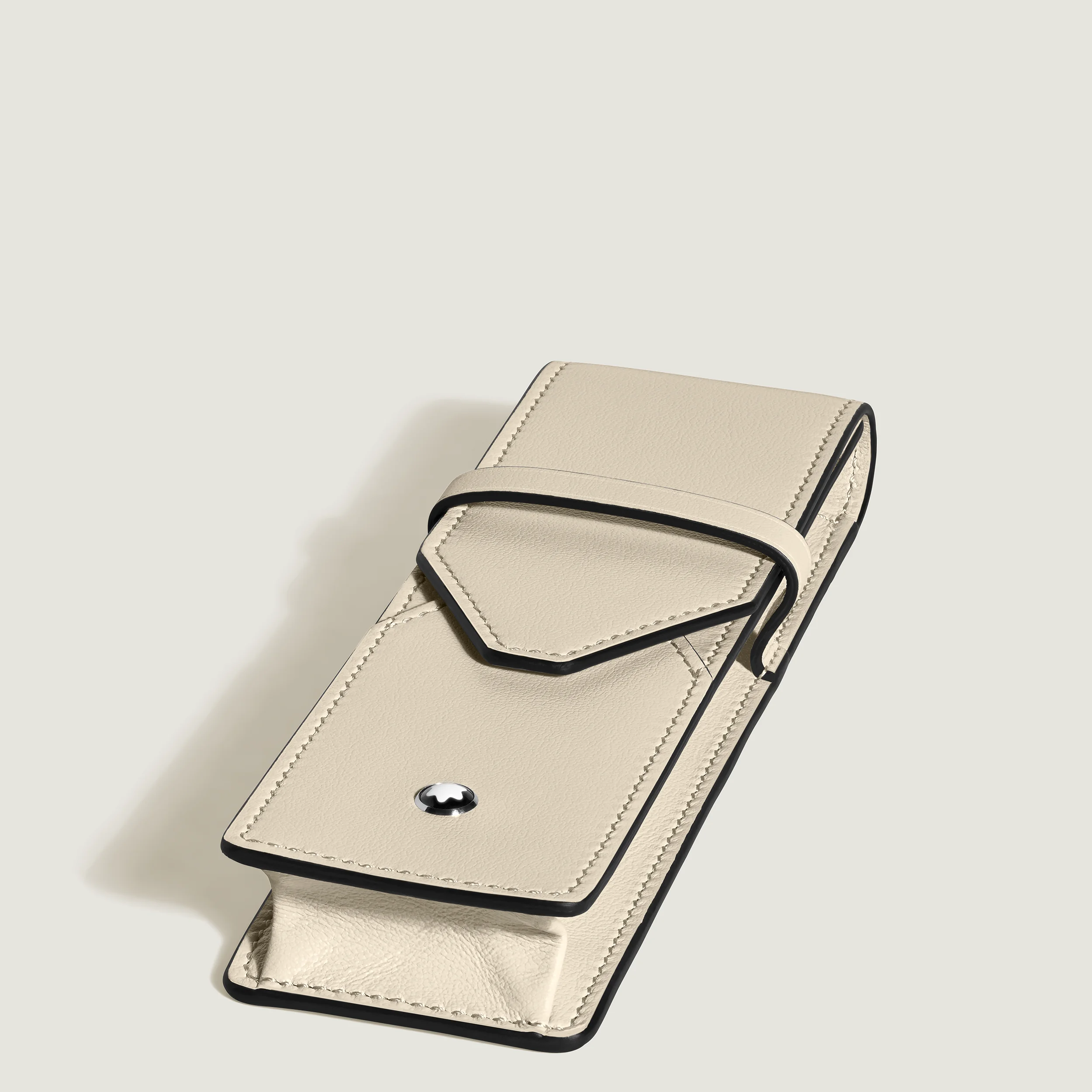 Montblanc Meisterstuck 2 Pen Pouch - Cloudy Beige-Pen Boutique Ltd