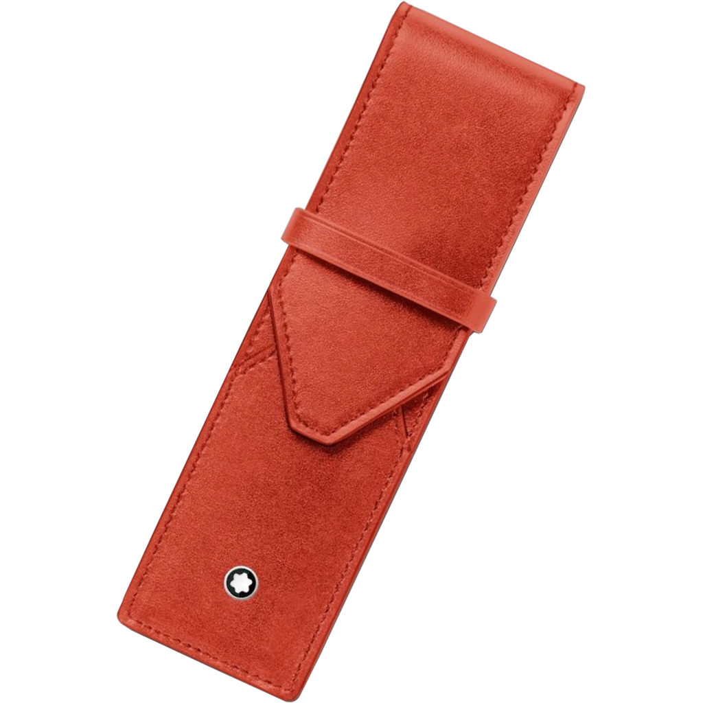 Montblanc Meisterstuck 2 Pen Pouch - Coral Montblanc