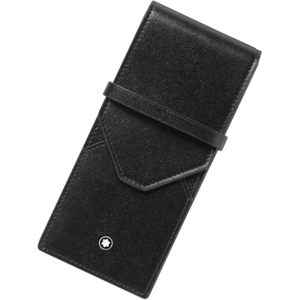 Montblanc Meisterstuck 3 Pen Pouch - Black Montblanc