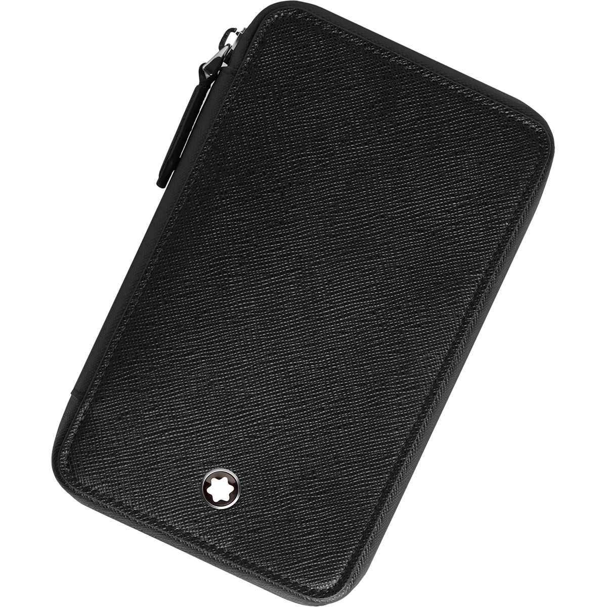 Montblanc Meisterstuck 8 Pen Pouch - Black (Zipper Closure)-Pen Boutique Ltd