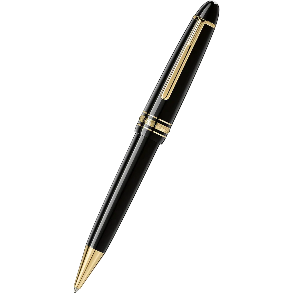 Montblanc Meisterstuck Ballpoint Pen - Black - Gold Trim - LeGrand-Pen Boutique Ltd