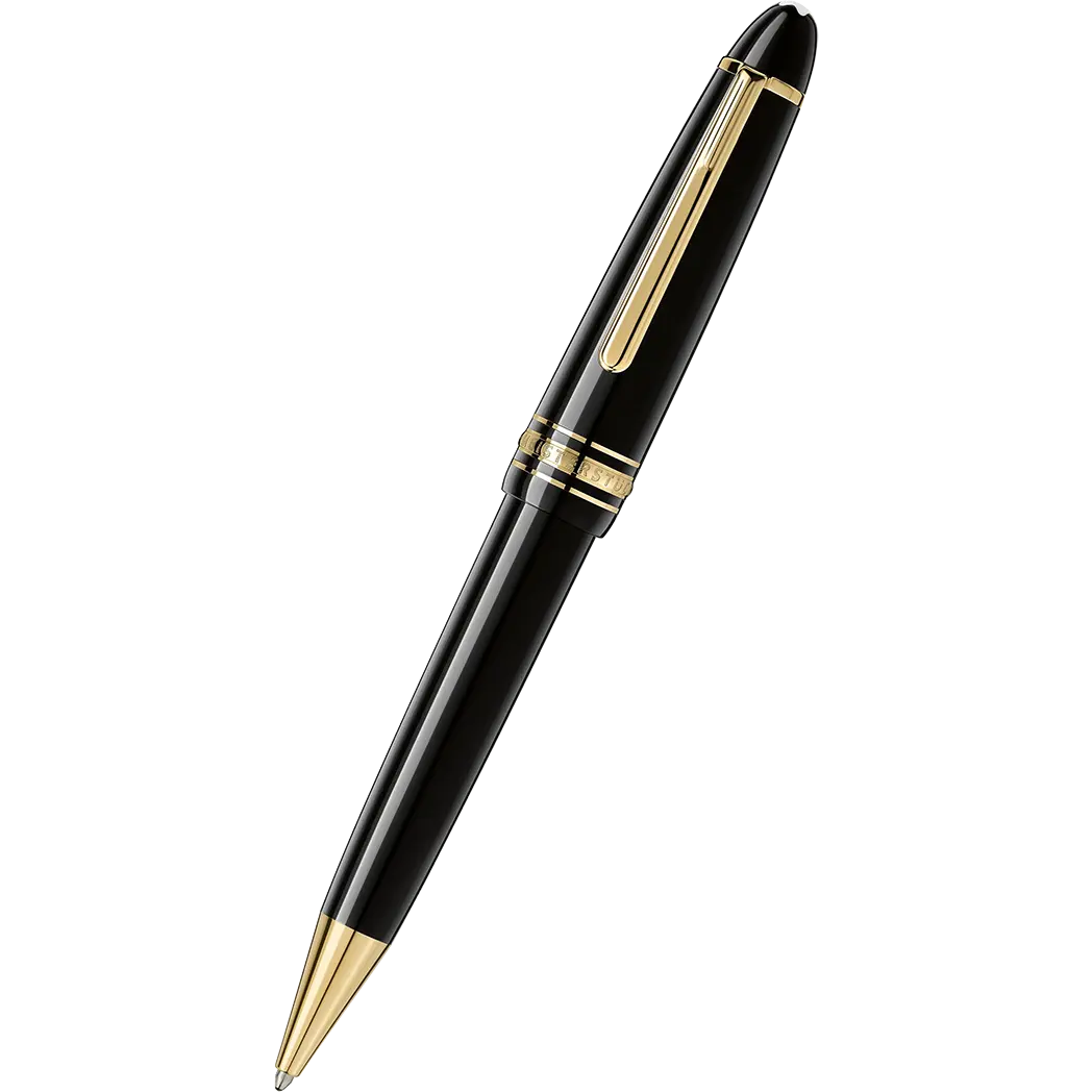 Montblanc Meisterstuck Ballpoint Pen - Black - Gold Trim - LeGrand-Pen Boutique Ltd