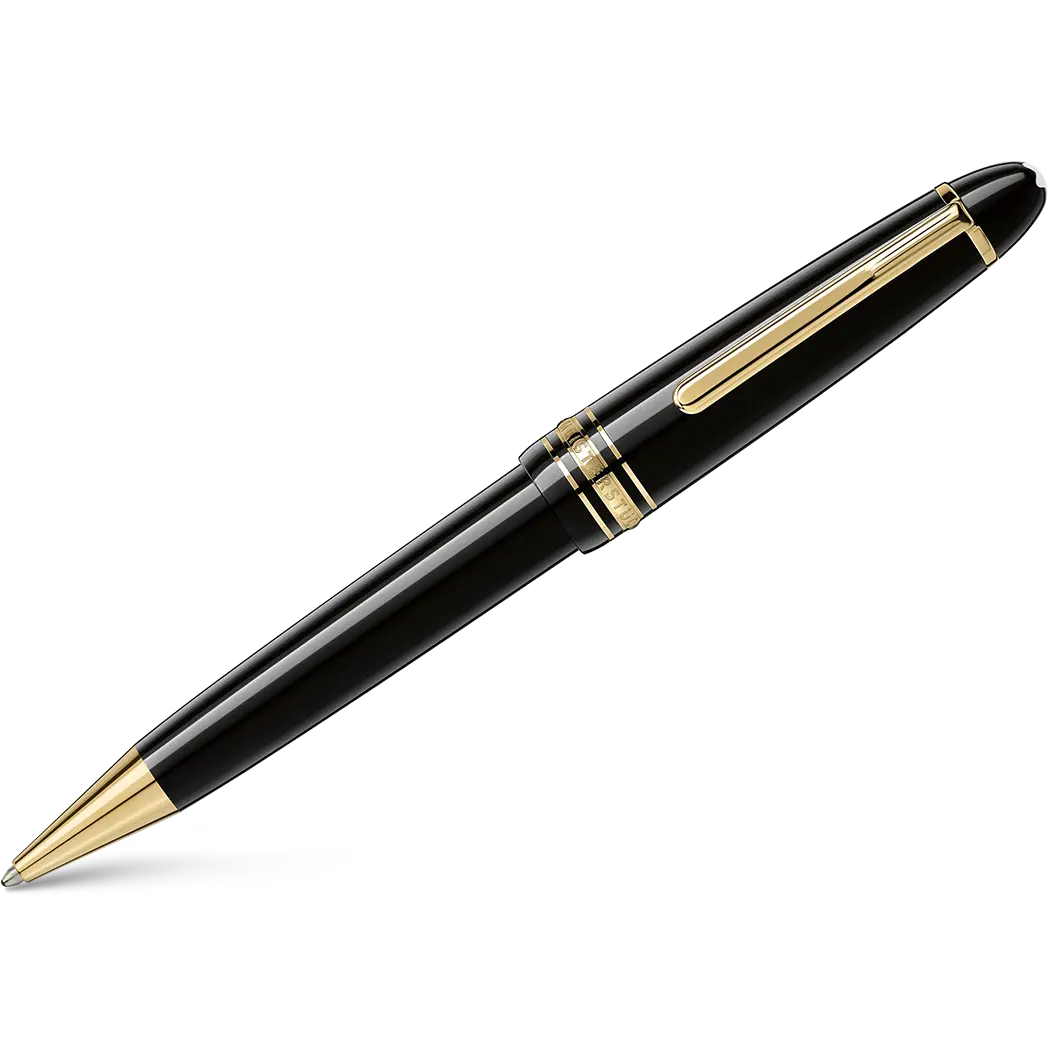 Montblanc Meisterstuck Ballpoint Pen - Black - Gold Trim - LeGrand-Pen Boutique Ltd