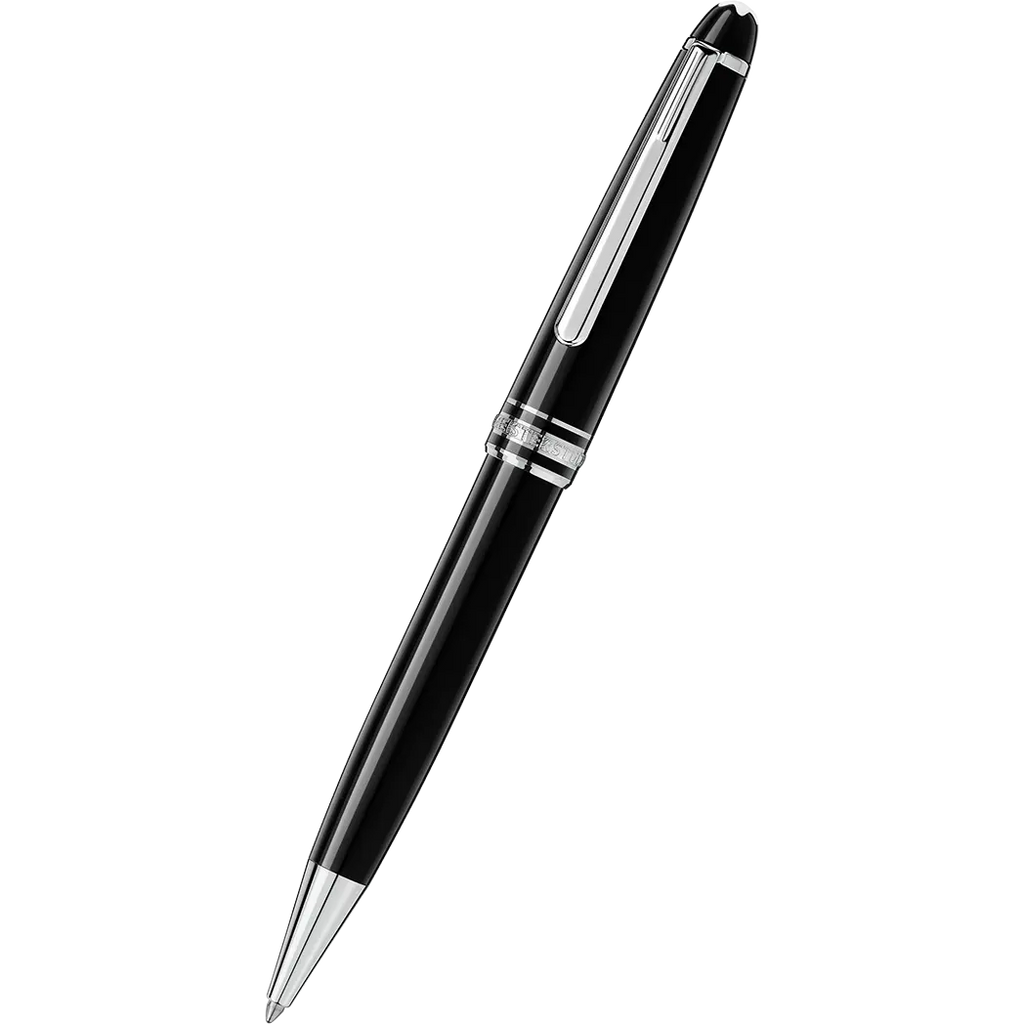Montblanc Meisterstuck Ballpoint Pen Black Platinum Classique Pen Boutique Ltd