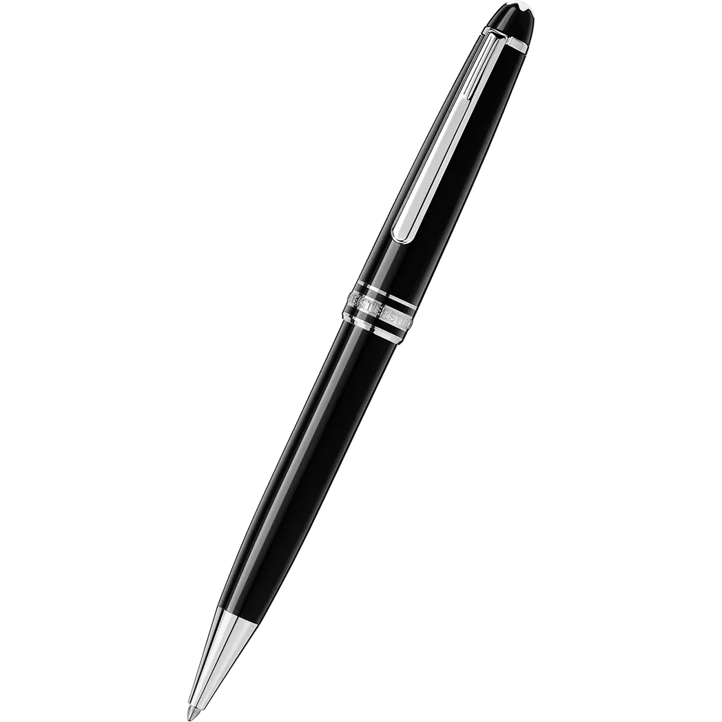 Montblanc ボールペン 黒　meisterstuck Montblanc Meisterstuck Ballpoint Pen - Black - Platinum - Classique
