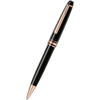 Montblanc Meisterstuck Ballpoint Pen - Black - Red Gold Trim - Classique-Pen Boutique Ltd