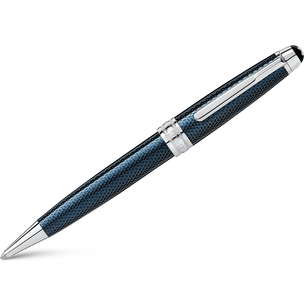 Montblanc Meisterstück Ballpoint Pen - Solitaire - Blue Hour - Midsize-Pen Boutique Ltd