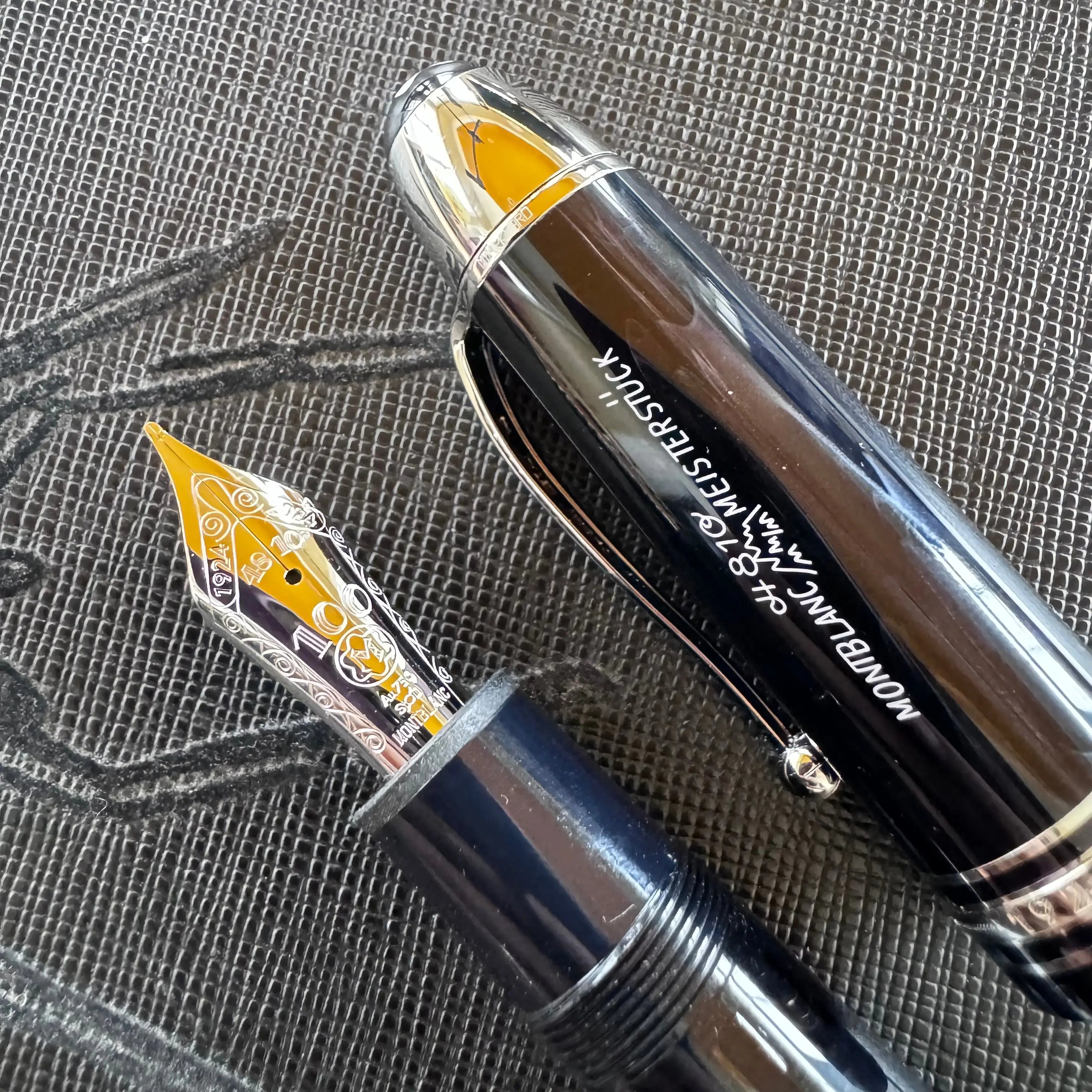 Montblanc Meisterstuck Fountain Pen - 149 The Origin Black - Medium Nib Montblanc