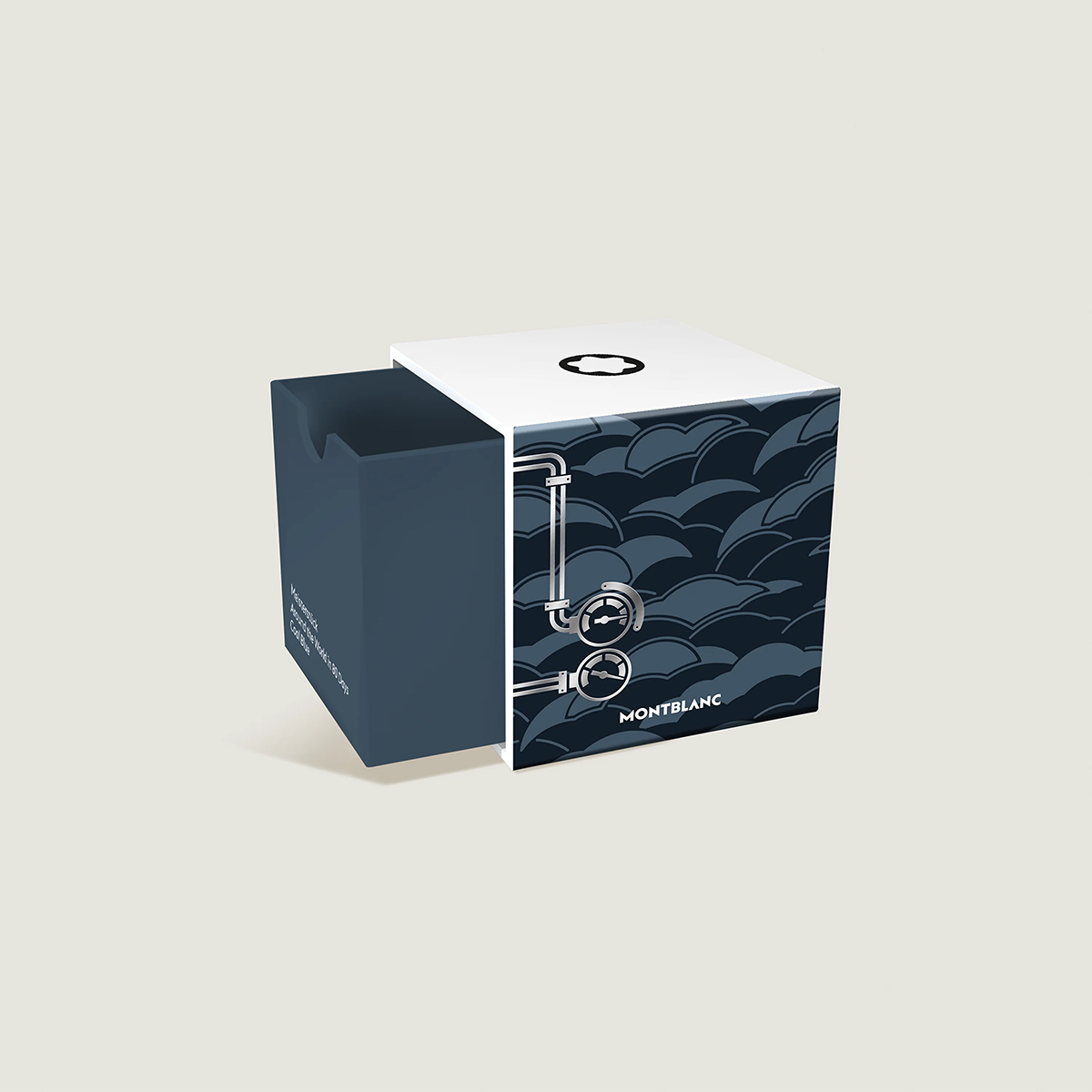 Montblanc Meisterstück Ink Bottle - Around The World in 80 Days - Coal Blue - 50ml-Pen Boutique Ltd