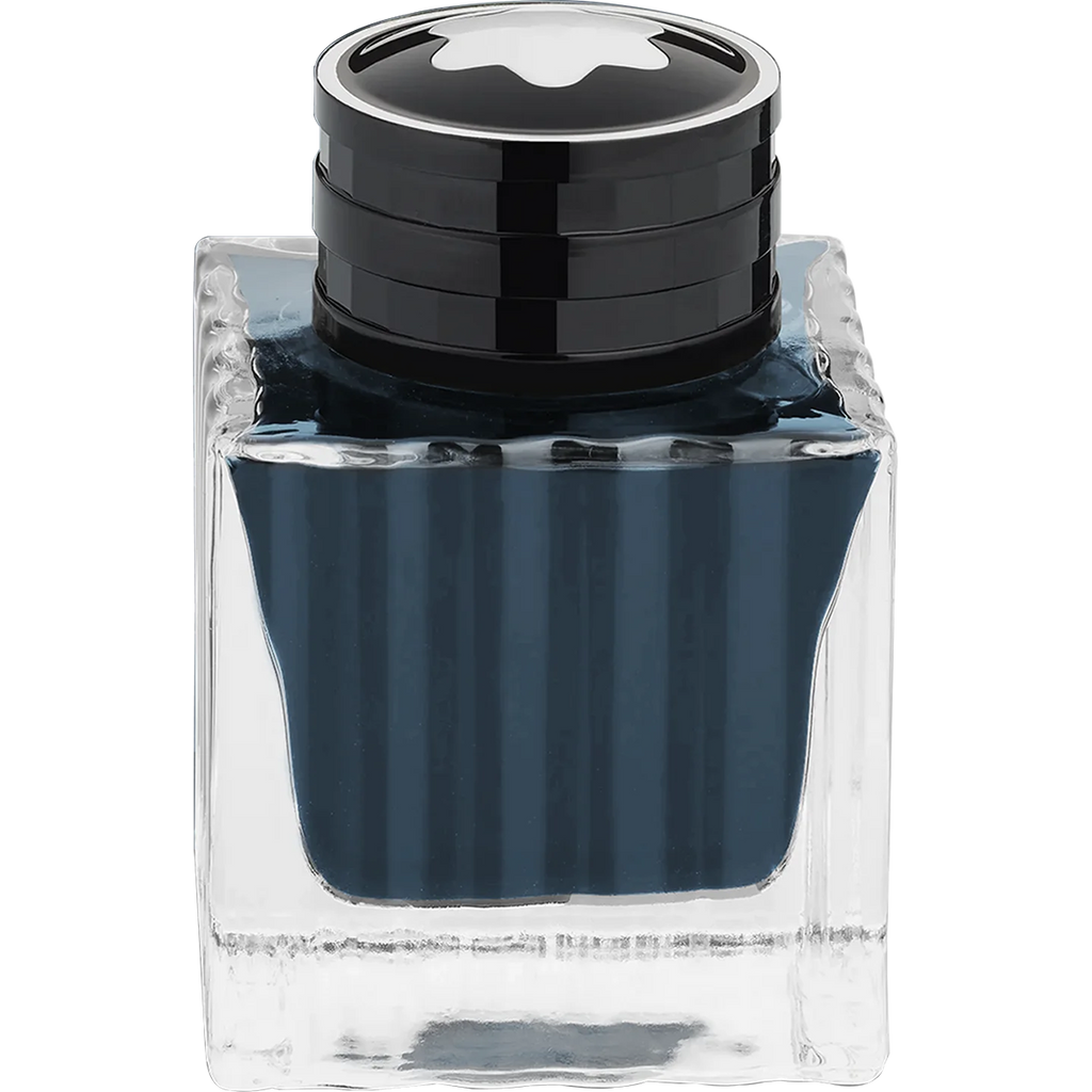 Montblanc Meisterstück Ink Bottle - Around The World in 80 Days - Coal Blue - 50ml-Pen Boutique Ltd
