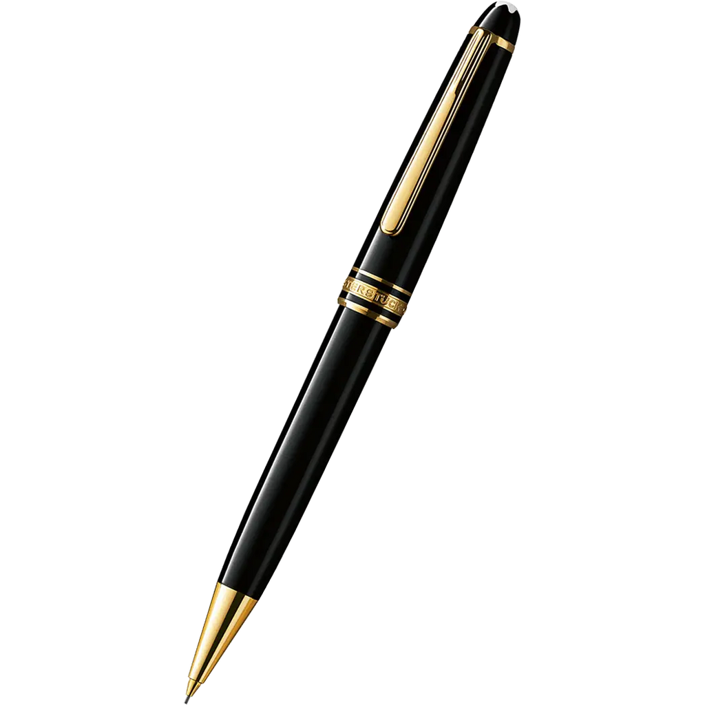 Montblanc Meisterstuck Mechanical Pencil - Black - Gold Trim - Classique-Pen Boutique Ltd