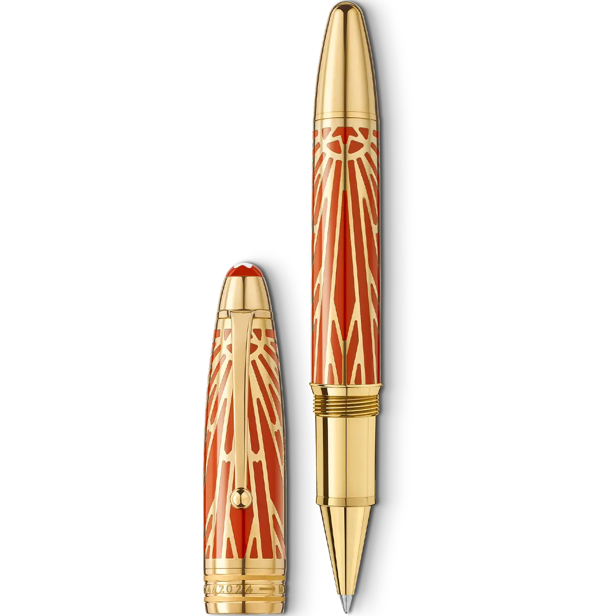 Montblanc Meisterstuck Rollerball Pen - 162 The Origin Solitaire Coral Montblanc