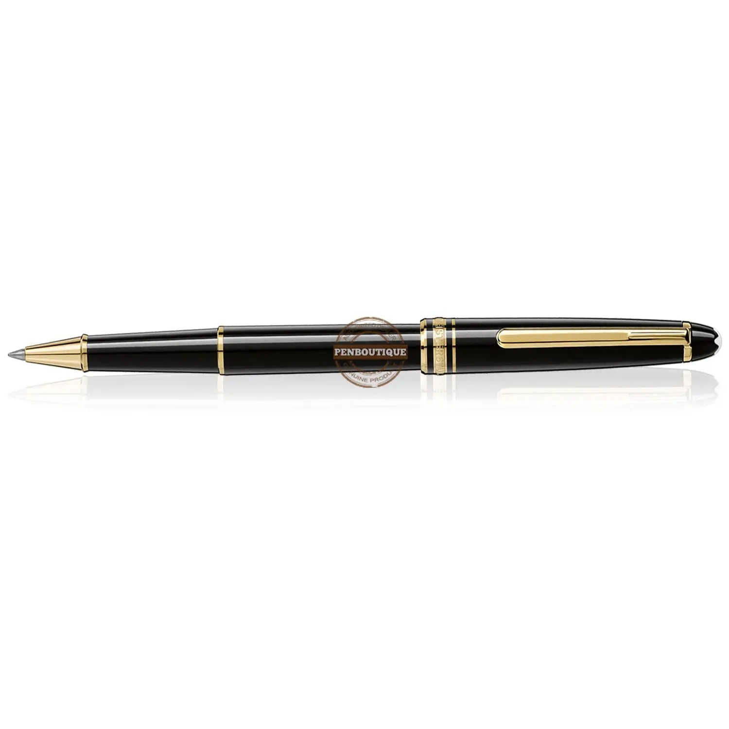 Montblanc Meisterstuck Rollerball Pen - Black - Gold Trim - Classique-Pen Boutique Ltd