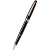 Montblanc Meisterstuck Rollerball Pen - Black - Red Gold Trim - Classique-Pen Boutique Ltd