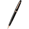 Montblanc Meisterstuck Rollerball Pen - Black - Red Gold Trim - Legrand-Pen Boutique Ltd