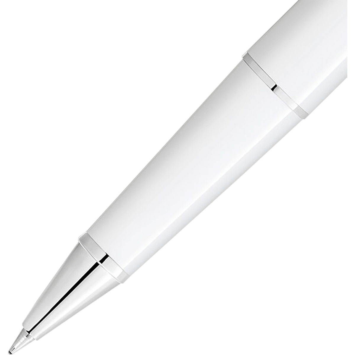 Montblanc 163 Meisterstuck Rollerball Pen - White - Classique - Pen Boutique Ltd