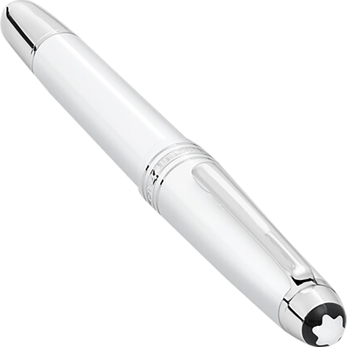 Montblanc 163 Meisterstuck Rollerball Pen - White - Classique - Pen Boutique Ltd
