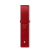Montblanc Sartorial 1 Pen Pouch - Red-Pen Boutique Ltd