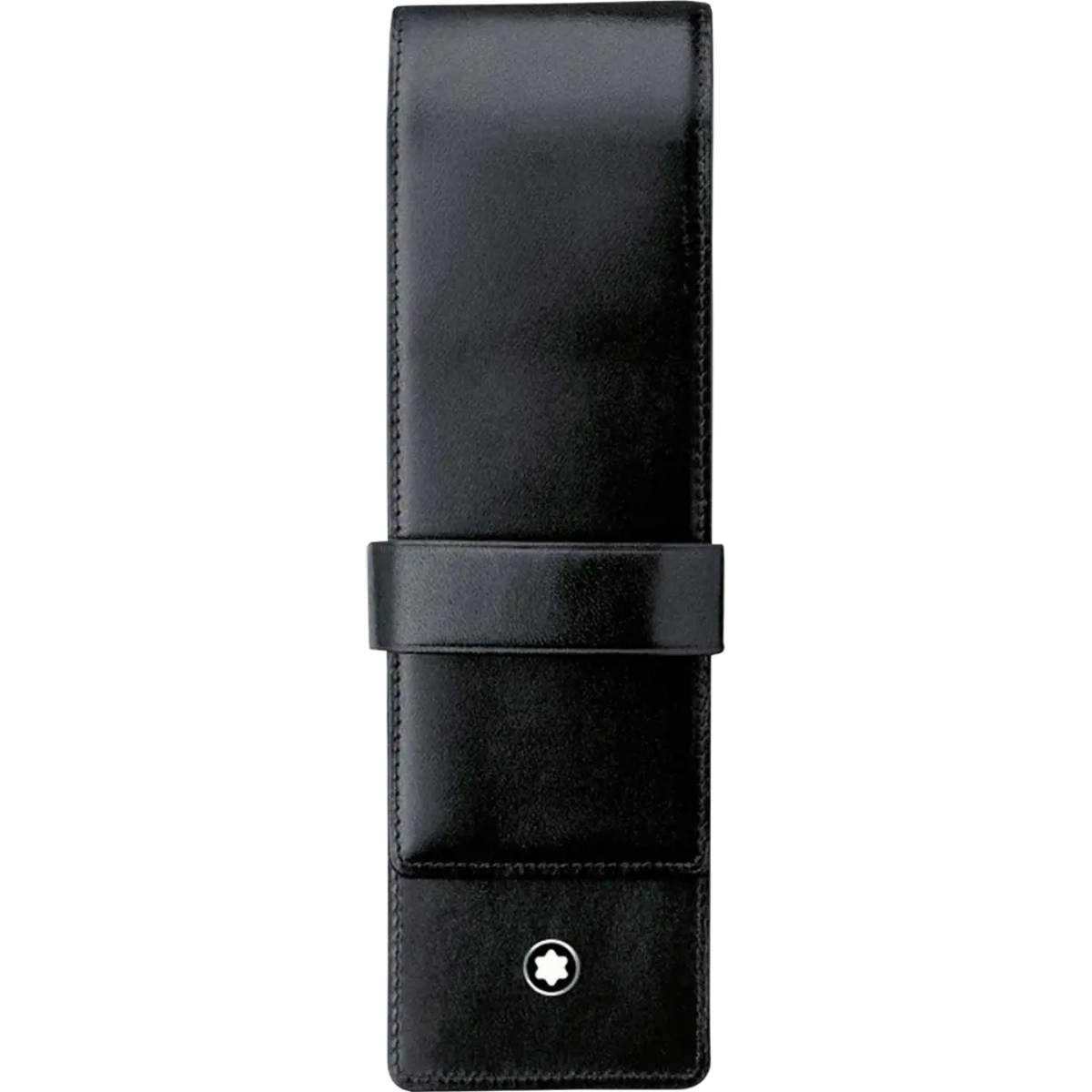 Montblanc Siena Pen Pouch - Smooth Black (2 Pen Slot)-Pen Boutique Ltd