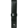 Montblanc Siena Pen Pouch - Smooth Black (Single)-Pen Boutique Ltd