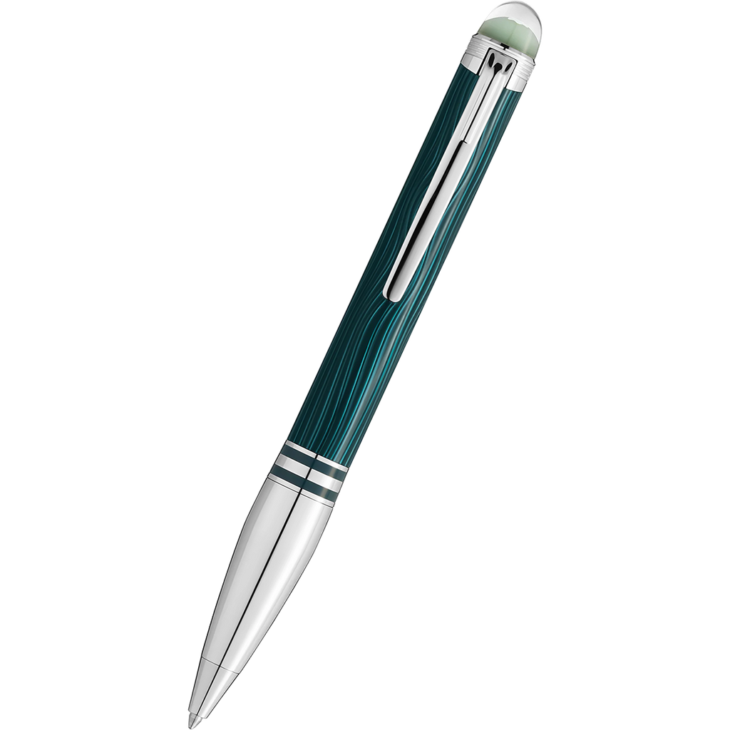 Montblanc Starwalker Ballpoint Pen- PolarGreen Metal-Pen Boutique Ltd