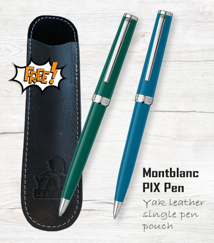 Montblanc pix pens - FREE Yak leather single pen pouch