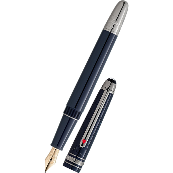 Montblanc 145 Meisterstuck Fountain Pen - Around the World In 80 Days - Dark Blue Resin (Classique) 2025-Pen Boutique Ltd