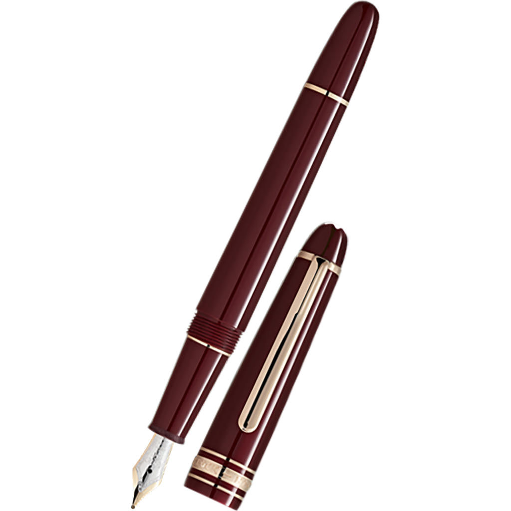 Montblanc 145 Meisterstuck Fountain Pen - Burgundy-Pen Boutique Ltd