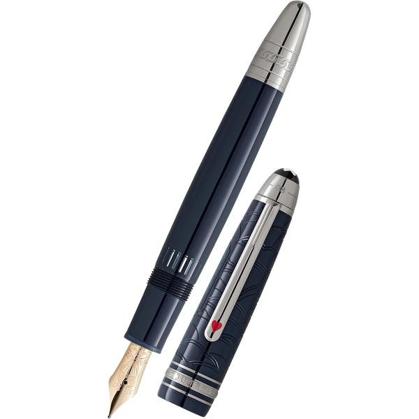 Montblanc 146 Meisterstuck Fountain Pen - Around The World In 80 Days - Dark Blue Resin (LeGrand) 2025-Pen Boutique Ltd