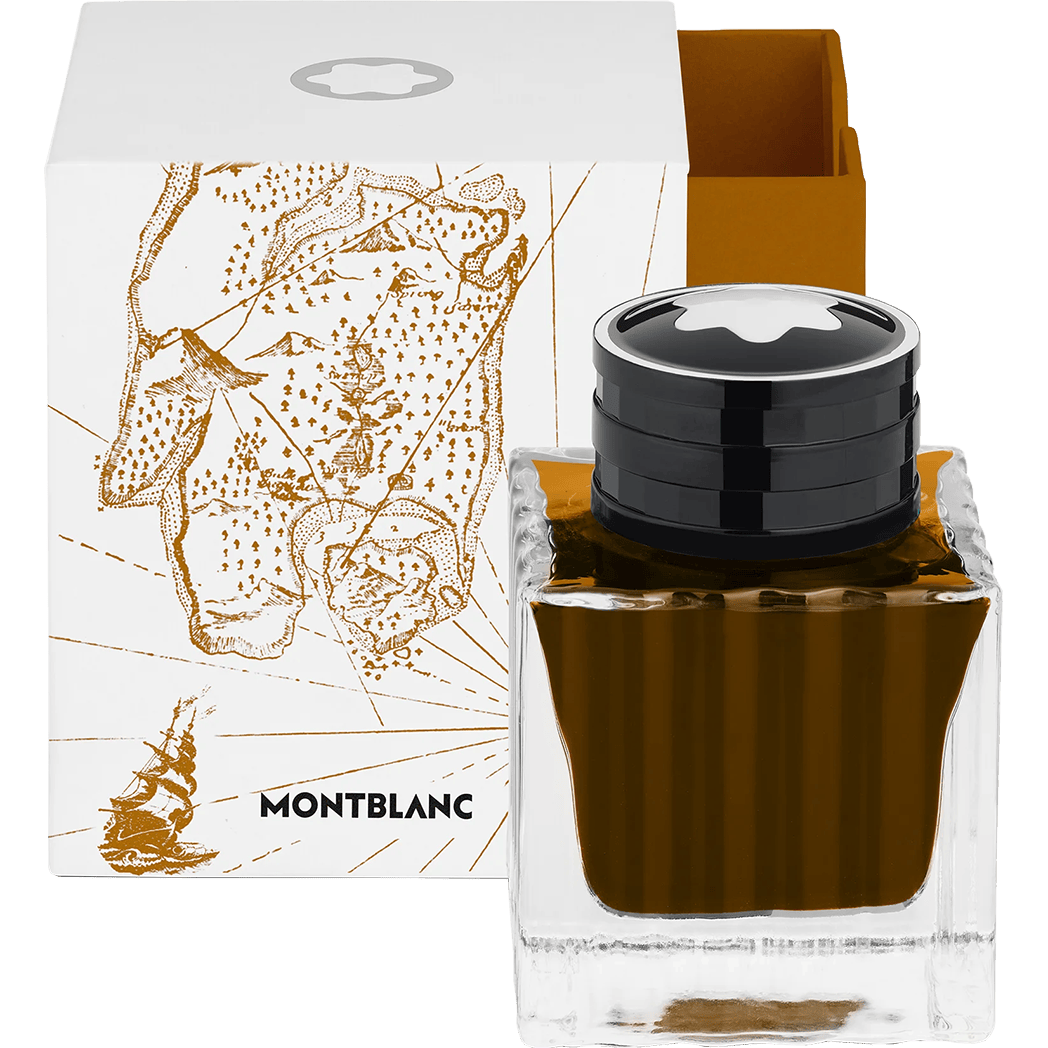 Montblanc Ink Bottle - Homage to Stevenson - Brown - 50ml-Pen Boutique Ltd