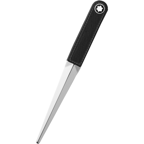 Montblanc Letter Opener - Metal/Leather-Pen Boutique Ltd