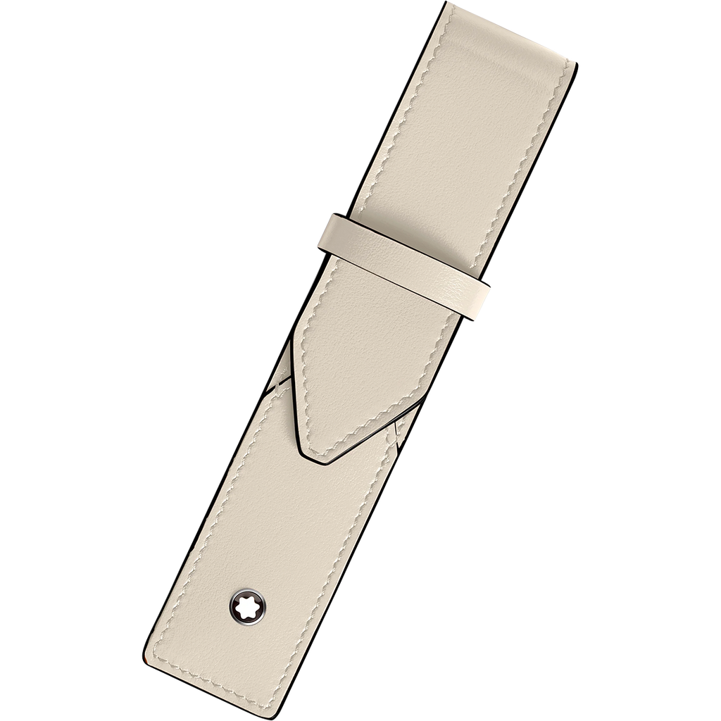 Montblanc Meisterstuck 1 Pen Pouch - Cloudy Beige-Pen Boutique Ltd