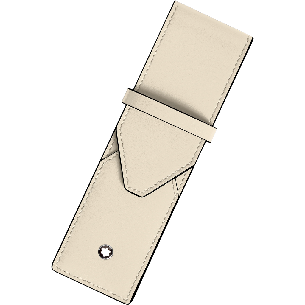 Montblanc Meisterstuck 2 Pen Pouch - Cloudy Beige-Pen Boutique Ltd